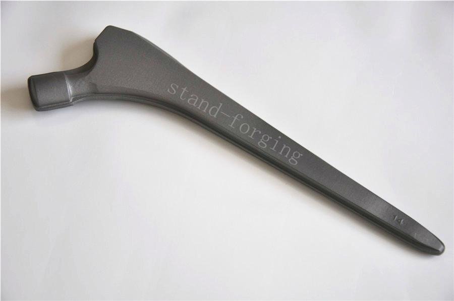 die forging service for titanium alloy hip stem for medical implants