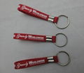 custom embossed debossed printed silicone keychain 1