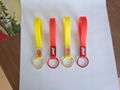 custom embossed debossed printed silicone keychain 3