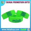 custom QR CODE printed silicone bracelet,wristband watch 5