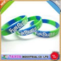 Debossed color filled silicone bracelet 3