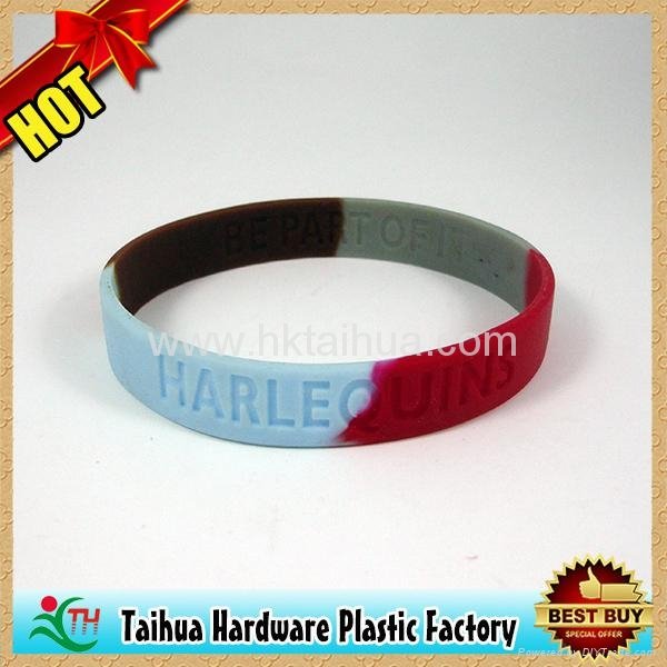 Custom segmented silicone bracelet 3