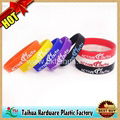 fashion debossed color filled silicone bracelet 6