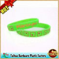 Embossed printing silicone bracelet 4