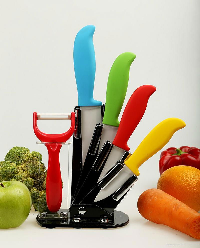 kitchen ceramic knife set