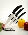 New  Ceramic Knife Set with Knives Peeler and Stand 3