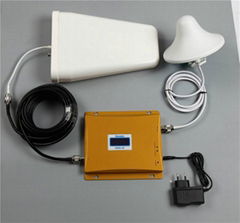 lintratek hotsales GSM WCDMA dual band mobile signal repeater with CE ISO