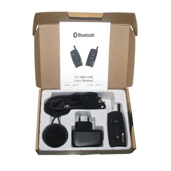 1200M full duplex bluetooth helmet handfree interphone