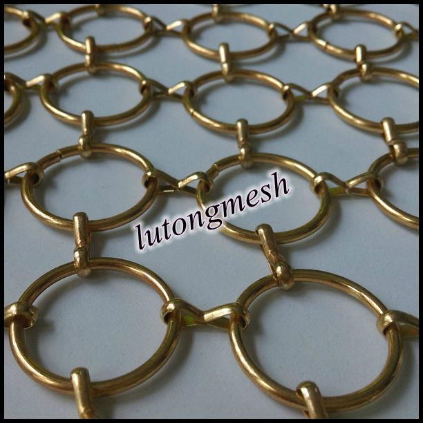 2014 Anping Fashionble and Beautiful Metal decorative circular ring mesh