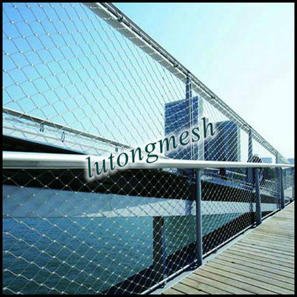 2014 Anping Hign quality Stainless Steel Wire Rope Mesh Net for decoration 5