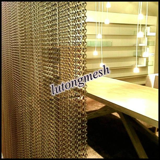 2014 New design Chain Link Metal Mesh Curtains For Living Room 3