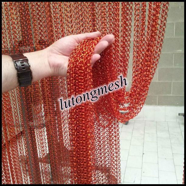 2014 New design Chain Link Metal Mesh Curtains For Living Room 2