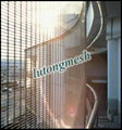 Aping Hot Sale Architectural Wire Mesh Curtain Wall Mesh