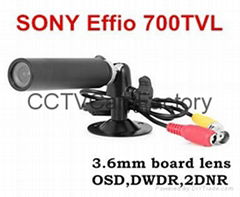 SONY CCD mini Bullet CCTV Camera hidden video surveillance camera