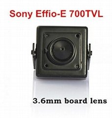 SONY Effio-E CCD 700TVL mini video surveillance CCTV Camera With OSD menu