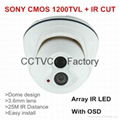 SONY CMOS megapixel indoor Array IR LED