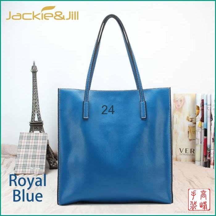 GF-B004 Women's Business Shoulder Tall Leather Tote Bag Handbag