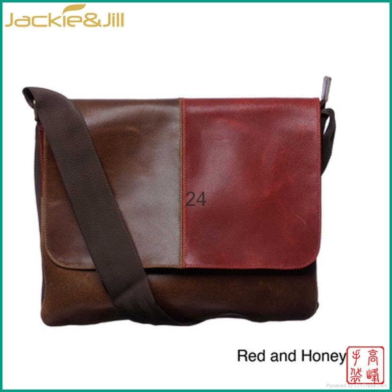 GF-X115 Mens Leather Messenger Handbag for Laptop 2015 Fashion