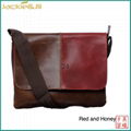 GF-X115 Mens Leather Messenger Handbag