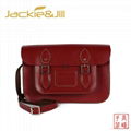 GF-S008 Designer Red Leather Satchel Handbag