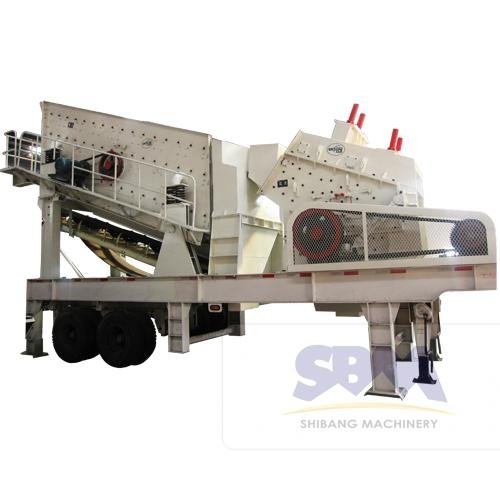 SBM widely used and Large Capacity Mobile Impact Crusher for sale 2