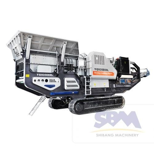 SBM Strong Adaptability Hydraulic-driven Track Mobile Plant 2
