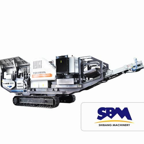 SBM Strong Adaptability Hydraulic-driven Track Mobile Plant
