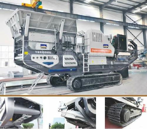 SBM Strong Adaptability Hydraulic-driven Track Mobile Plant 5