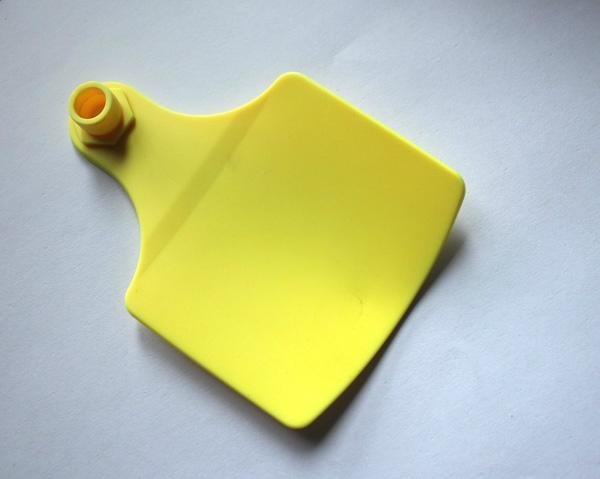 selectable numbers TPU material plastic cattle ear tag 4