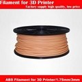 Skin color 1KG abs filament for 3d