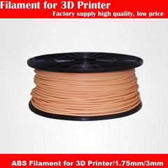 Skin color 1KG abs filament for 3d printer