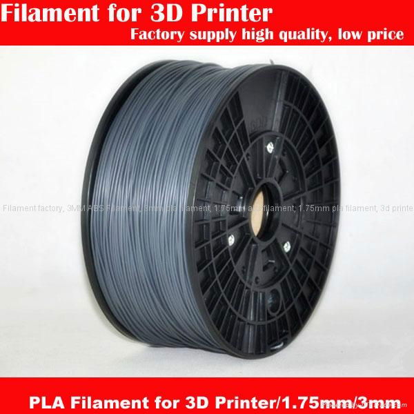Gray high speed 1KG 3mm PLA ABS Filament for 3d printer