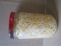 glass bottled soy bean sprout mixed with vegetables 4