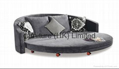 2014 new modern circle sofa bed bedroom and living room furniture