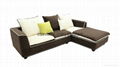 2014 new model living room conner sofa set furniture set 1