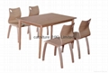 2014 wooden dining room dining table and chair set 5