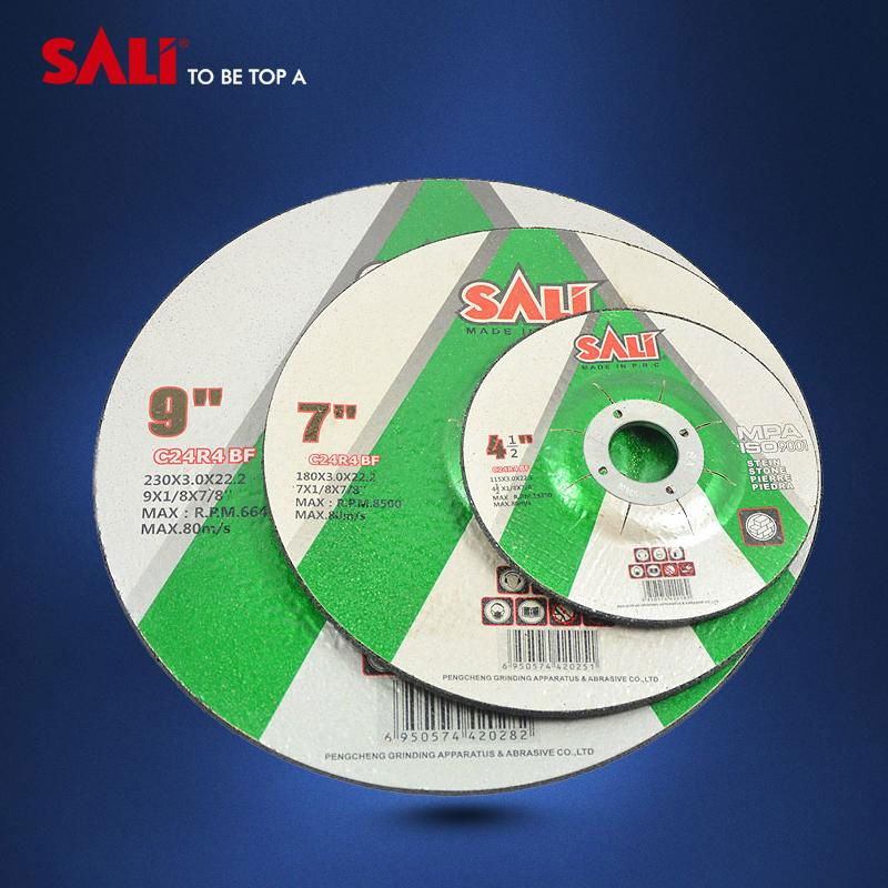 T27 4" Silicon Carbide depressed center grinding wheel for polishing stone