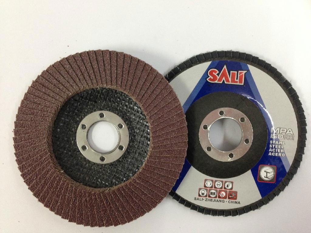 T27 4" Aluminum Oxide flap disc abrasive tools