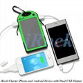 Supply small MOQ waterproof  Solar iRock Power Bank 5