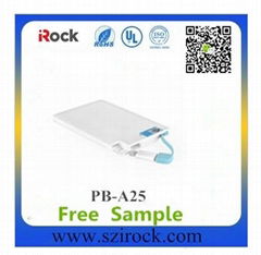 credit card 2500mAh Power Bank