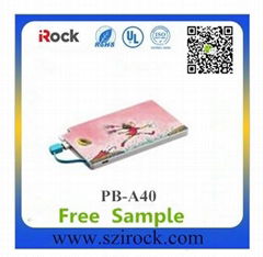 World Slimmest 4000mAh Polymer Power Bank