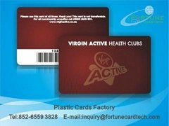club cards with barcode