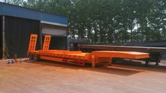 2 line 4 axle low bed trailer 