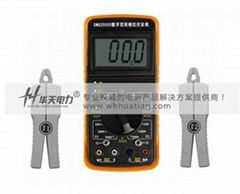  Double Clamp Digital Phase volt-ampere meter