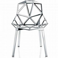 chair one stainless steel dining chair