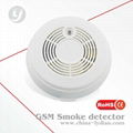 GSM smoke detector for home use support