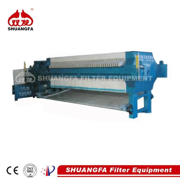 Automatic shaking chamber filter press sludge dewatering press high efficienc