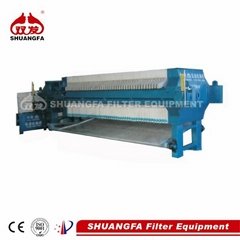 Automatic shaking chamber filter press sludge dewatering press high efficienc