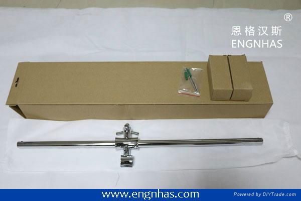 Engnhas EG-066-8207 minimalist chrome effect soap dish for shower rail 3