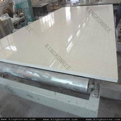 beige engineered quartz stone